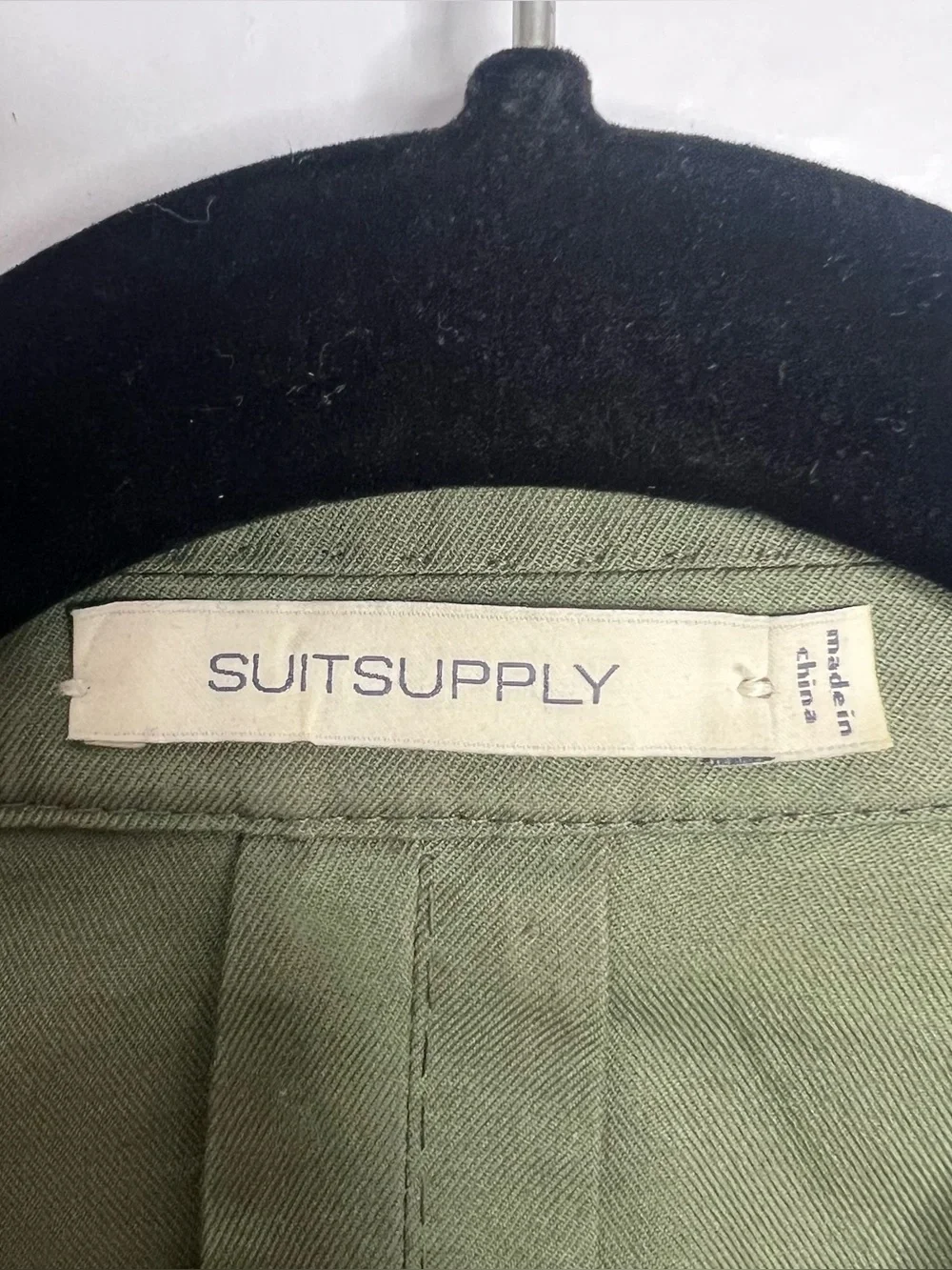 Suitsupply Havana Double Breasted 4 Button Unlined Blazer Mens EU 54 US 44 Green